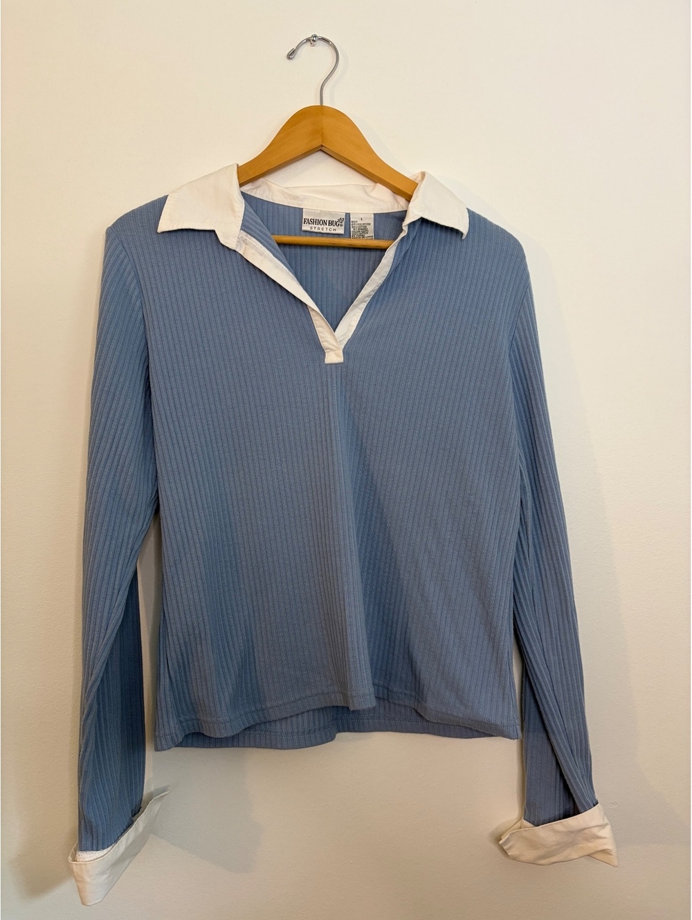 Fashion Bug Preppy Collared T-shirt- Size L